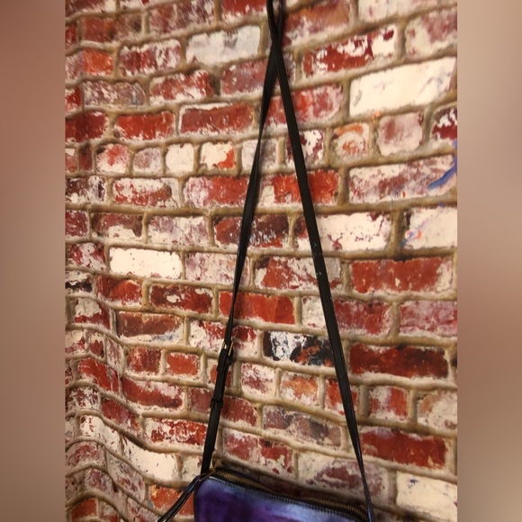 Universal Thread Metallic Rainbow Multi Colored Leather Crossbody Bag - Picture 6 of 8